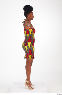 Dina Moses dressed short decora apparel african dress standing t…